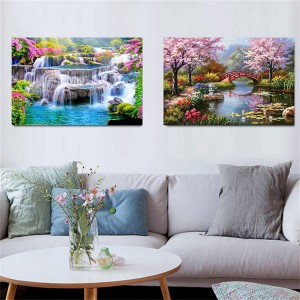 Puv Laum Crystal Rhinestone 5D Pob Zeb Diamond Painting Cov Khoom Siv