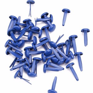 High Quality Hlau Plated Round Mini Brads rau Scrapbooking