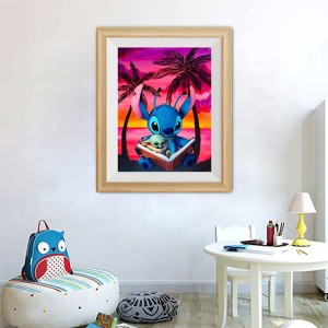 8CP46 ของขวัญที่สมบูรณ์แบบสำหรับเด็กเริ่มต้น Wall Decor 5D ภาพวาดเพชร