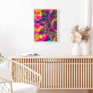 8CP54 DIY Tsev Kho Kom Zoo Nkauj Rau Cov Neeg Laus Tag Nrho Pob Zeb Diamond Painting Cov Khoom Siv