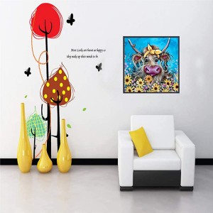 8CP55 Tag Nrho Rau Cov Neeg Laus DIY Pob Zeb Diamond Dots Tsev Phab Ntsa Decor Pob Zeb Diamond Painting