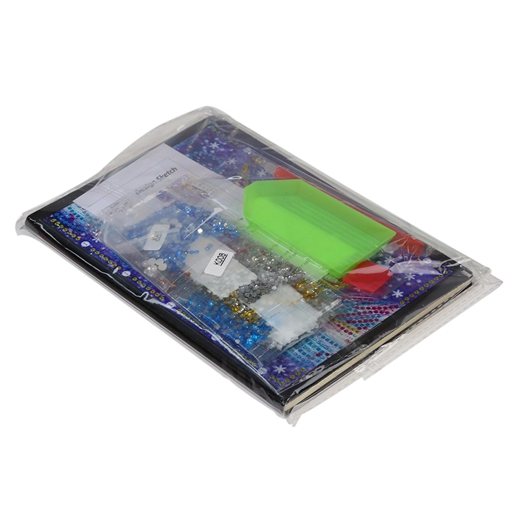 Wholesale Peacock Leather Cover Special Shaped DIY 5D Diamond Painting Notebook Kits Featured Image