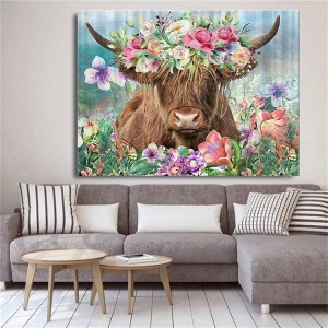 8CP57 DIY 5D Puv Laum Tsev Phab Ntsa Decor Tsev Phab Ntsa Decor Pob Zeb Diamond Painting Cov Khoom Siv