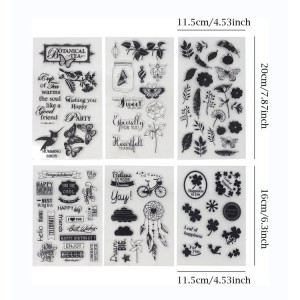 8CP81 Cov Qauv Zoo Nkauj rau Daim Npav Ua Kho Kom Zoo Nkauj Cov Stamps