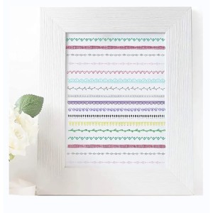 8CP85 Sau Lace Kab Pob tshab DIY Scrapbooking Clear Stamps