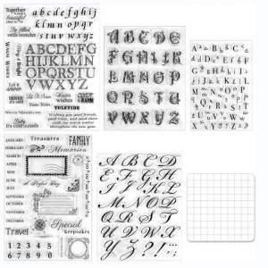 8CP86 DIY кол өнөрчүлүк Фотоальбом силикон ачык штамп жасоо