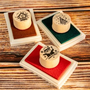 DIY christmas wood rubber stamps scrapbooking xmas party decoration