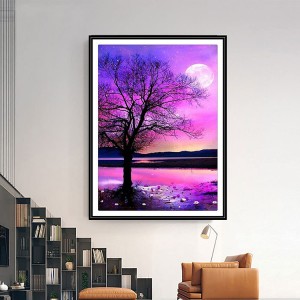 Pob Zeb Diamond Crystal Tsev Phab Ntsa Kho Kom Zoo Nkauj 5D Pob Zeb Diamond Painting Kit
