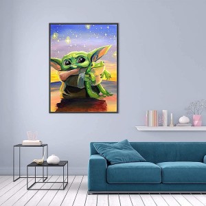 Puv Laum Crystal Star Wars Art Craft rau Cov Neeg Laus Cov Menyuam 5D Pob Zeb Diamond Painting Cov Khoom Siv
