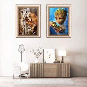 DIY Full Drill Arts and Crafts for Beginners Kids 5d Pob Zeb Diamond Painting
