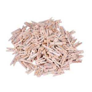 Kub muag khoom ntoo xim me me paj ntaub clothespins rau kho kom zoo nkauj