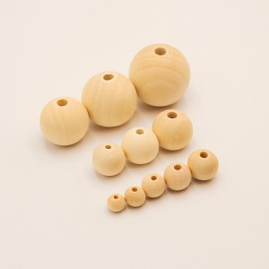 JWB009 Wholesale loose wood beads teething wooden beads for DIY