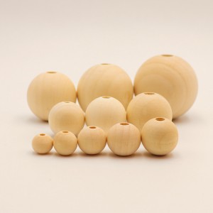 JWB009 Perles de bois en vrac en gros perles de dentition en bois pour bricolage