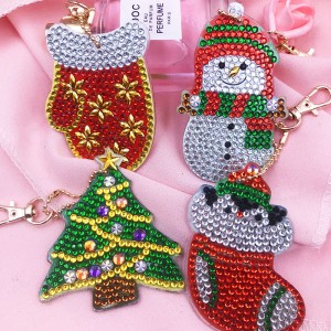 Full crystal drill keychain diamond painting hanging ornaments