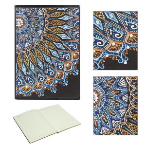 DIY Special Shaped 5D Diamond Painting Leather Cover Notebook Kits for Gift