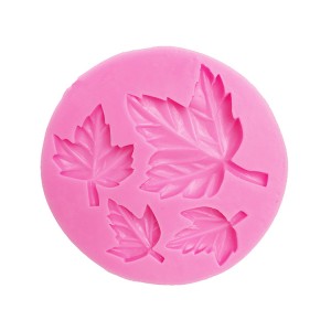 BSM003 DIY Maple Leaf Silicone Fondant Cake Molds para sa Dekorasyon