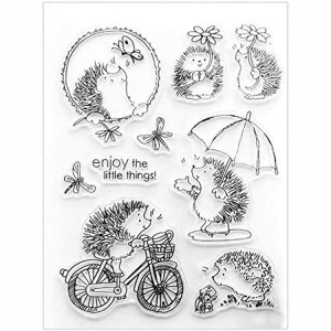 8CP67 Tsiaj Roj Hmab Stamp Card Ua Crafting Decoration DIY Clear Stamp