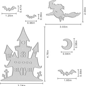 ACD05-Metal Halloween Castle igbubi anwụ