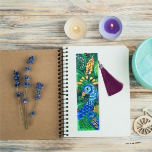 5D DIY Leather Diamond Painting Bookmark