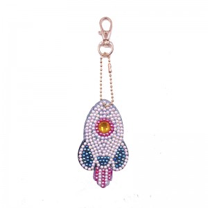 5d Voll Benotzerdefinéiert Diamond Painting Keyrings