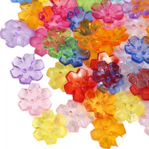Assorted Buttons 7/8 Inch 22.5mm Flower Two Holes