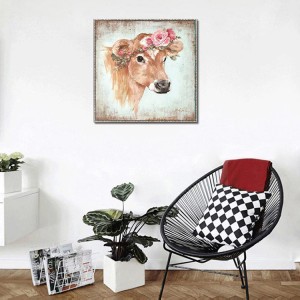 VDP-0005 Kit de pictură cu diamante pentru adulți, începători, 5D, bricolaj, flori de bovine, kit de artă cu diamante, cu accesorii pentru unelte, pictură cu puncte cu diamante, artă digitală cu bijuterie și meșteșuguri pentru cadouri pentru decorarea pereților acasă