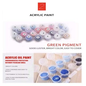 BA-014 Kit de peinture par numéros pour enfants et adultes, peinture à l'huile sur toile roulée sans plis, peinture par numéros pour adultes avec pinceaux, peintures acryliques 16″ L x 20″ L – Venise nocturne