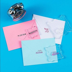 Lag luam wholesales Acrylic Blocks cuab yeej rau Scrapbooking Crafts Ua