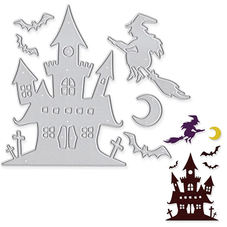 ODM High Quality Washi Tape Online Manufacturers –  ACD05-Metal Halloween Castle Cutting Dies – JS Crafts