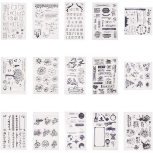 8CP76 DIY Scrapbooking Photo Card Album Decoration Clear Stamps