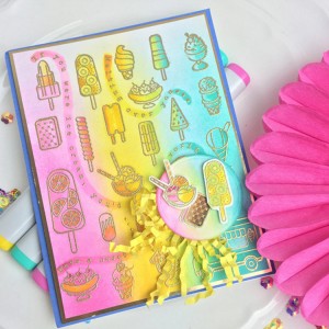 Scrapbooking üçün DIY ikitərəfli detallı mürəkkəb qarışdırma alətləri