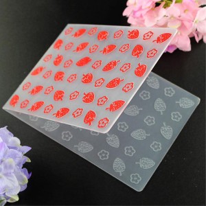 DIY qauv ntawv scrapbook embossing nplaub tshev