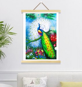 DP2302001 pakyawan diy 5d diamond painting scroll painting na may wood frame para sa dekorasyon sa bahay