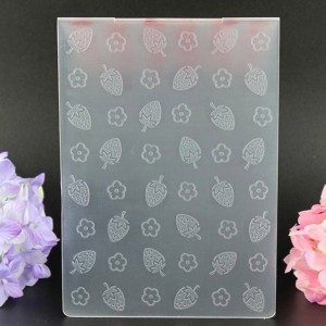 DIY qauv ntawv scrapbook embossing nplaub tshev