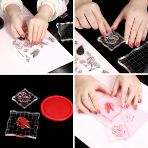 Transparent Acrylic Blocks For Scrapbooking