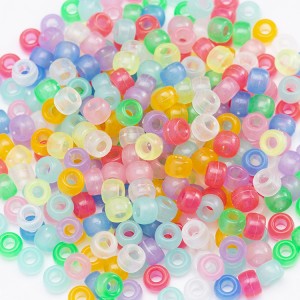 VB-001 1000 acrylic 9 xim pony hlaws dai 6x9mm nyob rau hauv tej glow-in-the-dark