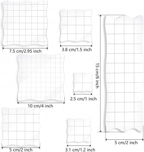 Pob tshab Acrylic Blocks Rau Scrapbooking