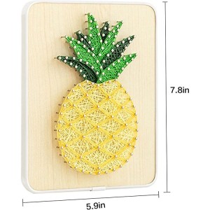 ASR02 Kit de artă cu șiruri DIY în formă de ananas pentru începători
