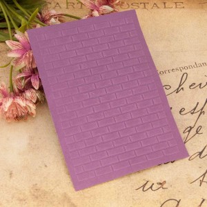 AEF220803-Fashion Design Embossing Folder Rau Daim Npav Ua