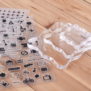 8CP74 DIY Scrapbooking Transparent Stamps Clear Stamp