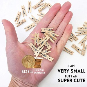 Sino nature wood clothespin printed pegs wooden clip wall decorative art party supplies clothes pegs