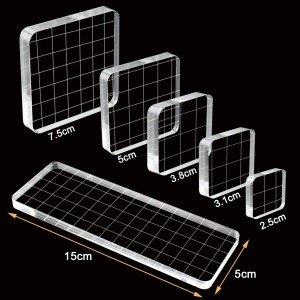 Stamp Blocks Acrylic Clear Stamping Blocks Tools For Scrapbooking