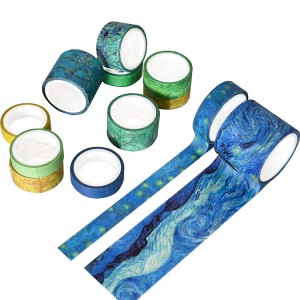 AWT003 Washi Masking Tape-sets voor handwerk, kinderen, plakboek, doe-het-zelf, cadeauverpakking