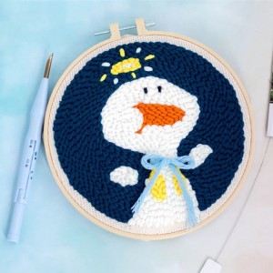 BPN004 Kit de artizanat cu ace de rață din desene animate pentru începători de broderie