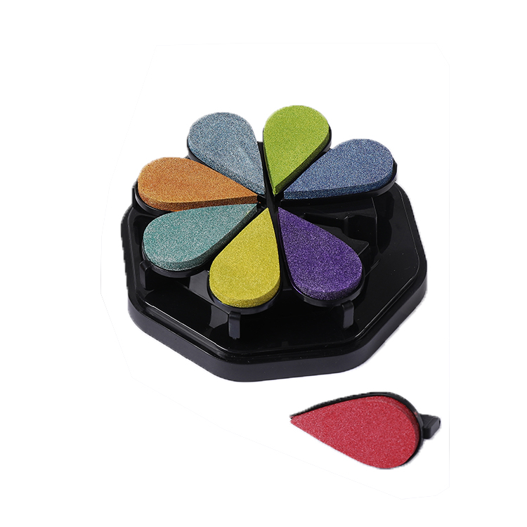 ODM High Quality Rubber Stamp Ink Refill Suppliers –  8 color petal pearlescent pigment ink pad for paper crafting – JS Crafts