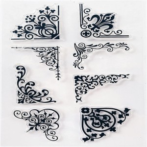 Pretty Patterns Floral Silicone Clear Stamps Album Paper for Diary Notebook Card Making Decoration and Scrapbooking Crafting Sino Crafts