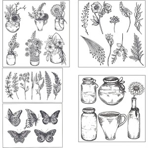 8CP64 DIY Fun Making Scrapbooking Transparent Clear Stamp