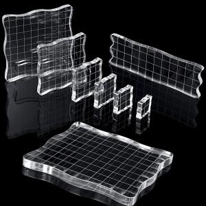Transparent Acrylic Blocks For Scrapbooking