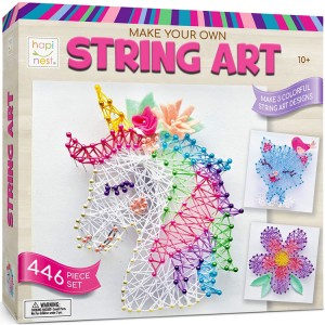 Cadeaux multicolores pour les préadolescentes Artisanat créatif String Art