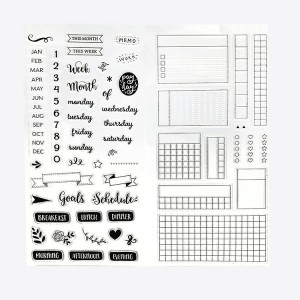 8CP74 DIY Scrapbooking prozirne marke Clear Stamp